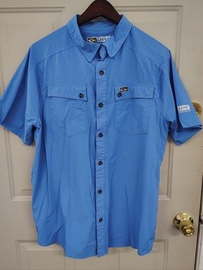 Drake Performance Fishing Shirt Medium